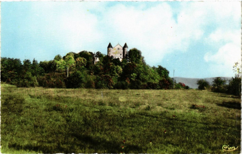 Carte postale ancienne Culoz Chateau de Montvéran de la Flechere à Culoz
