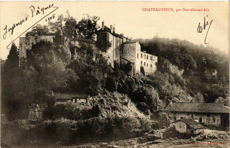 Carte postale ancienne Chateauvieux par Neuville-sur-Ain à Neuville-sur-Ain