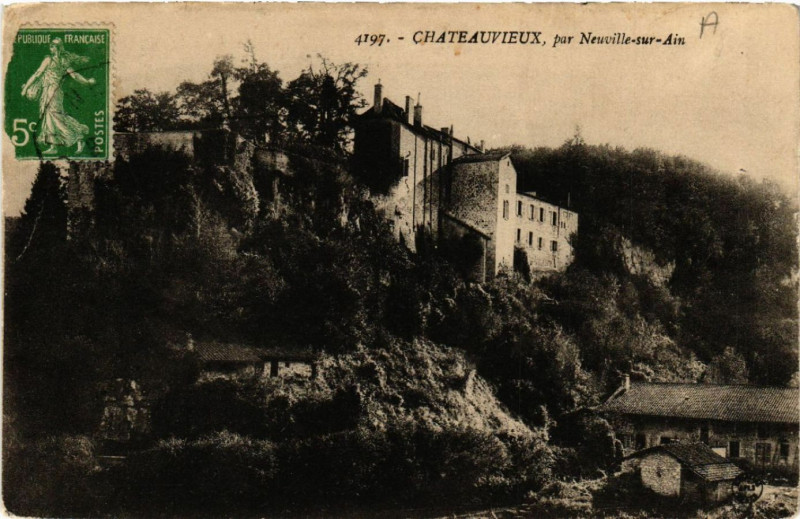 Carte postale ancienne Chateauvieux par Neuville-sur-Ain à Neuville-sur-Ain