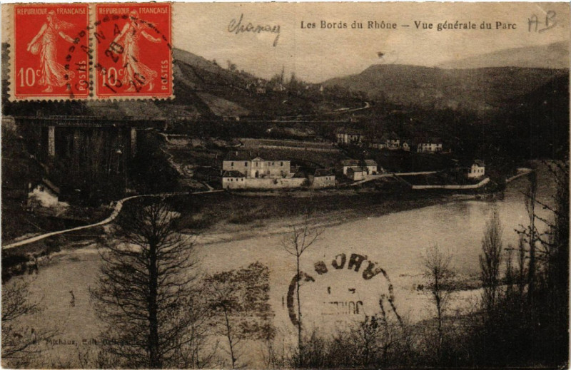 valserhône. La crue du Rhône en janvier 1910
