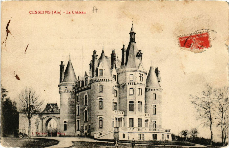 Carte postale ancienne Cesseins Le Chateau