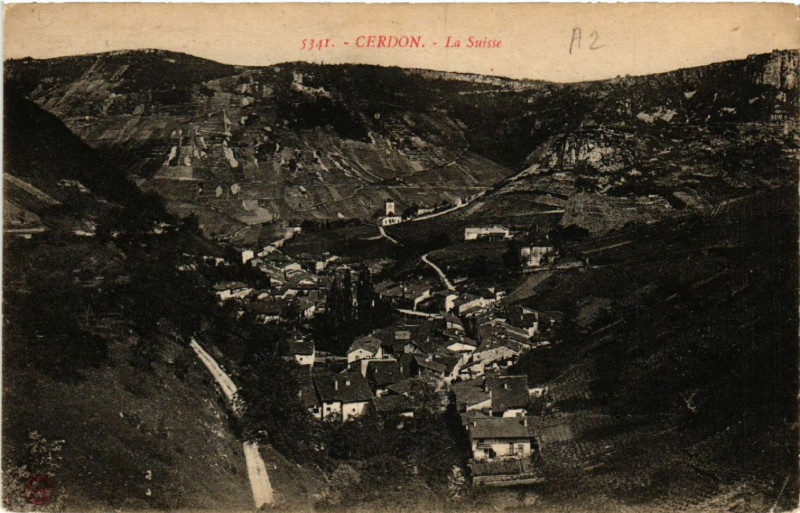 Carte postale ancienne Cerdon La Suisse à Cerdon