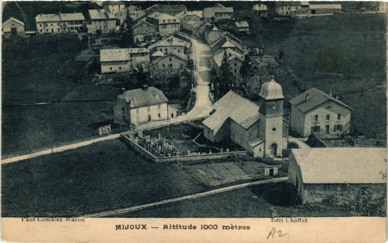 Carte postale ancienne Mijoux Vue à Mijoux