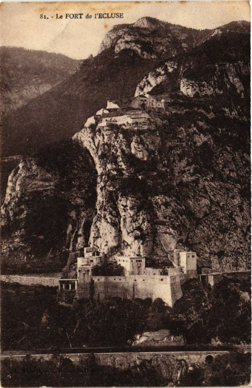 Carte postale ancienne Le Fort de l'Ecluse