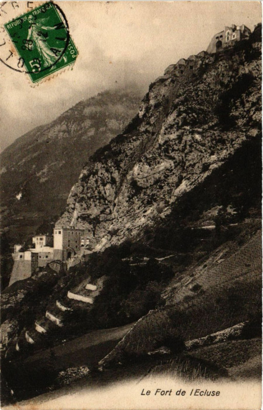 Carte postale ancienne Le Fort de l'Ecluse