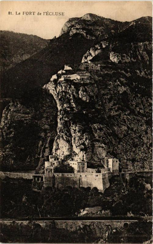 Carte postale ancienne Le Fort de l'Ecluse