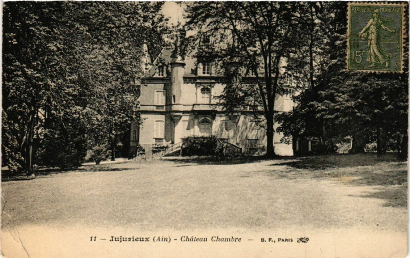 Carte postale ancienne Jujurieux Chateau Chambre à Jujurieux