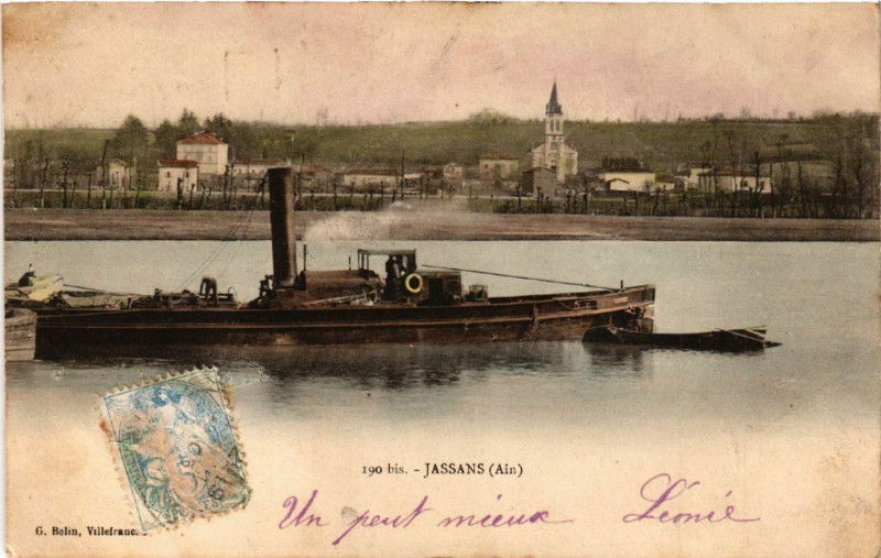 Carte postale ancienne Jassans Scene