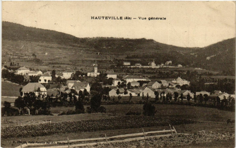 Carte postale ancienne Hauteville Vue générale
