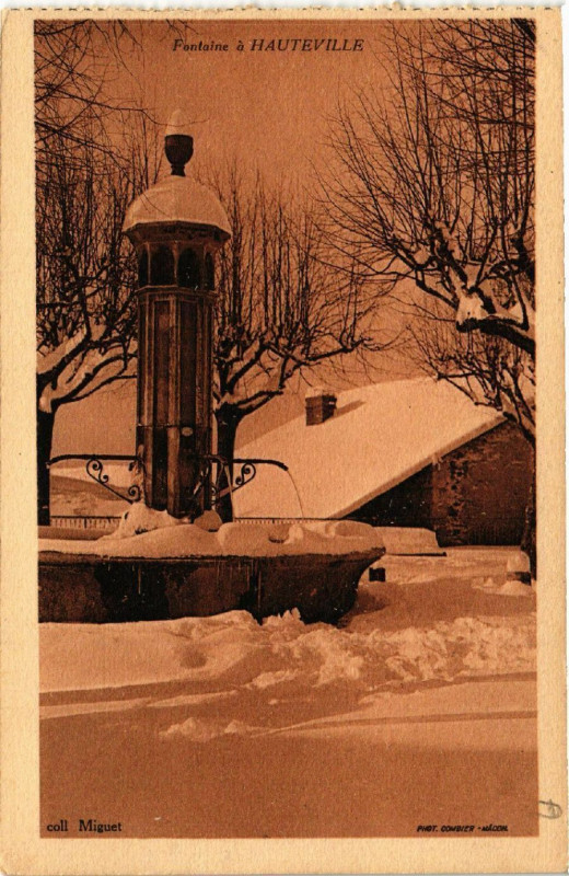 Carte postale ancienne Hauteville Fontaine a Hauteville