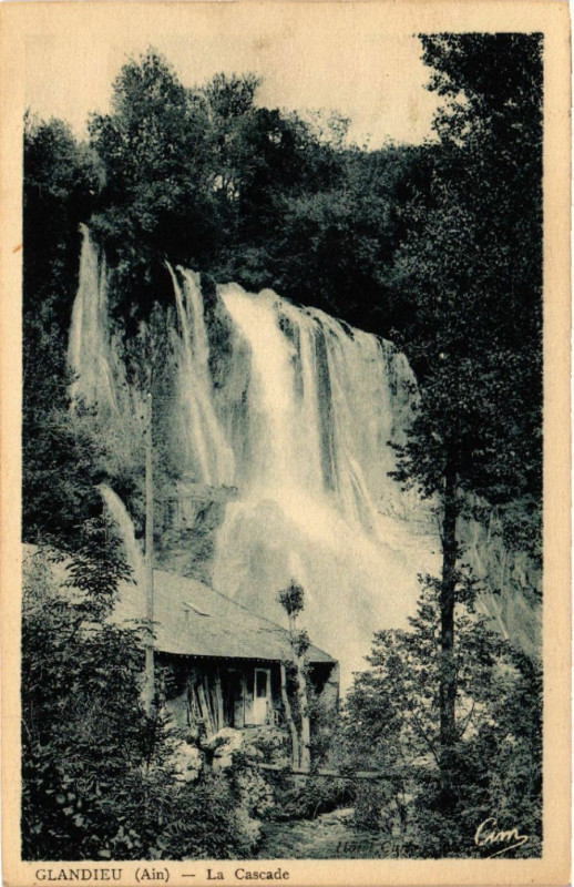 Carte postale ancienne Glandieu La Cascade