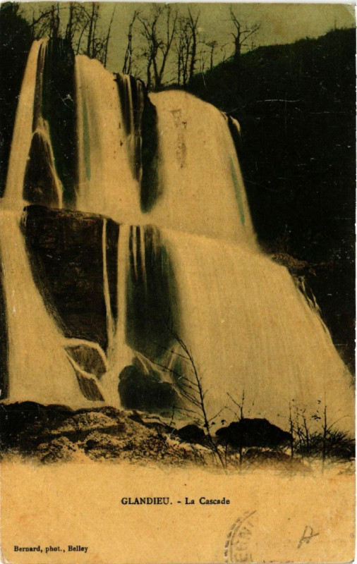 Carte postale ancienne Glandieu La Cascade