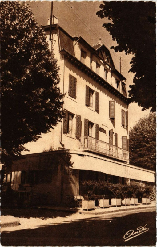 Carte postale ancienne Gex Hotel Bellevue à Gex