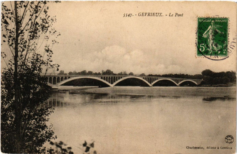 Carte postale ancienne Gevrieux Le Pont
