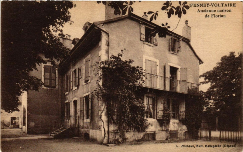 Carte postale ancienne Ferney-Voltaire Ancienne Maison de Florian à Ferney-Voltaire