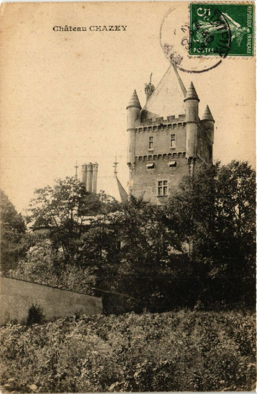 Carte postale ancienne Chazey-sur-Ain Chateau Chazey à Chazey-sur-Ain