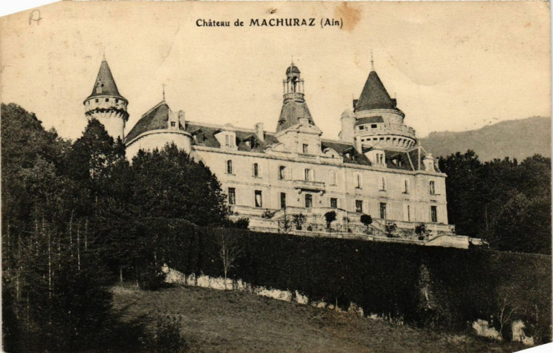 Carte postale ancienne Chateau de Machuraz