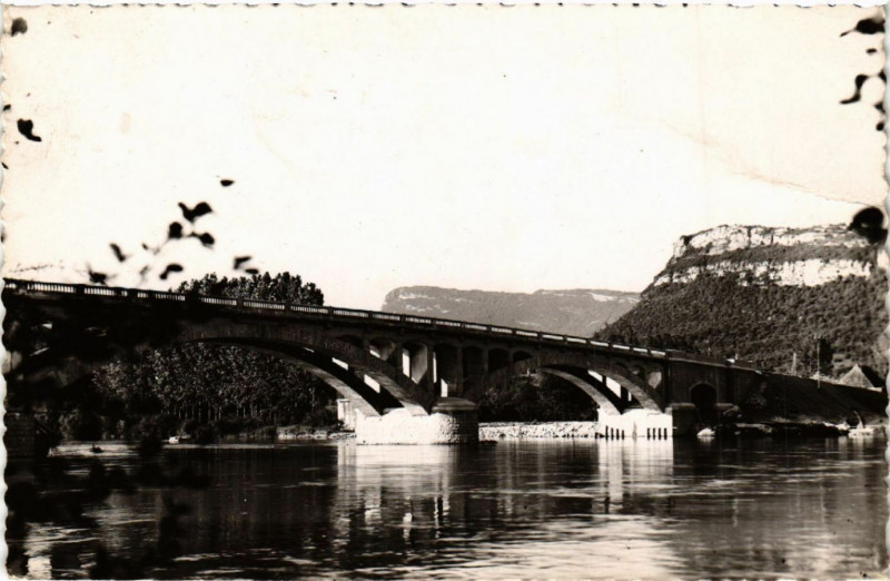 Carte postale ancienne Bregnier-Cordon Le Pont de Cordon à Brégnier-Cordon