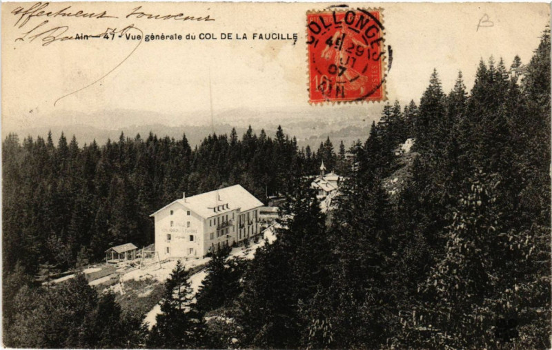 Carte postale ancienne Col de Faucille Vue générale