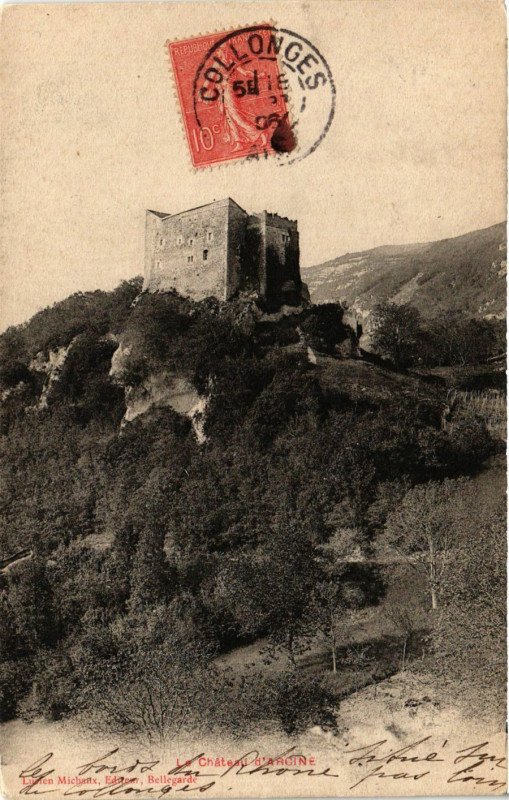 Carte postale ancienne Le Chateau d'Arcine