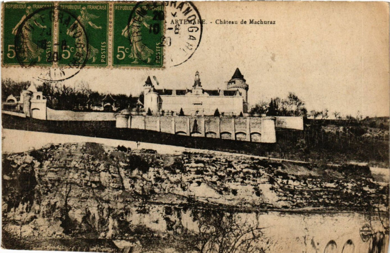 Carte postale ancienne Artemare Chateau de Machuraz à Artemare