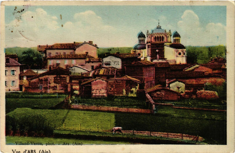 Carte postale ancienne Ars Vue d'Ars