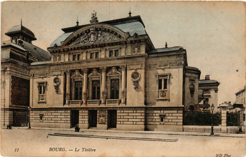 Carte postale ancienne Bourg La Theatre