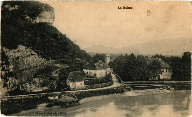 Carte postale ancienne Belley Environs La Balme à Belley