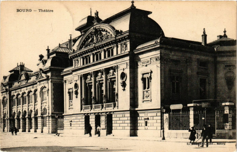 Carte postale ancienne Bourg Theatre
