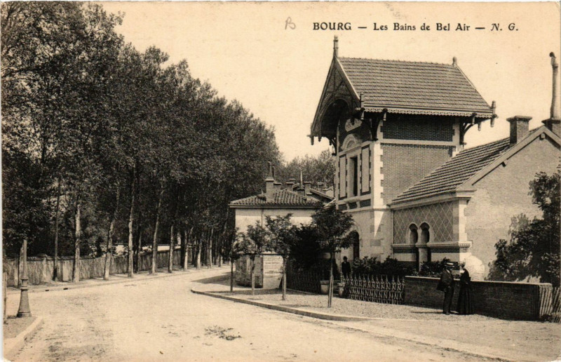 Carte postale ancienne Bourg Les Bains de Bel Air