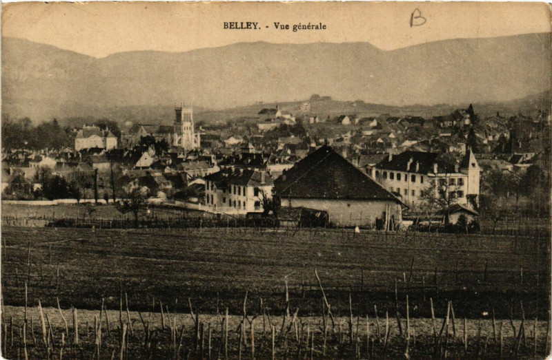 Carte postale ancienne Belley Vue générale à Belley