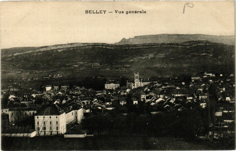 Carte postale ancienne Belley Vue générale à Belley