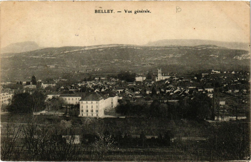 Carte postale ancienne Belley Vue générale à Belley