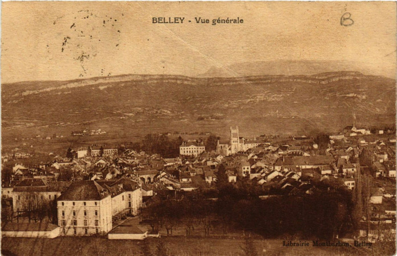 Carte postale ancienne Belley Vue générale à Belley