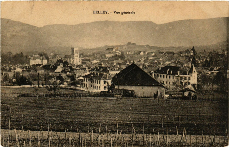 Carte postale ancienne Belley Vue générale à Belley