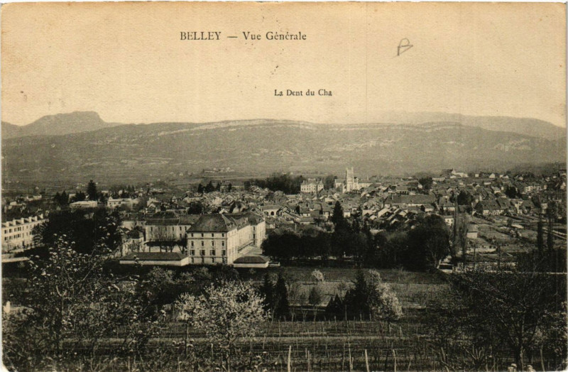 Carte postale ancienne Belley Vue générale à Belley