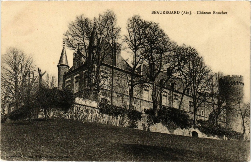 Carte postale ancienne Beauregard Chateau Bouchet à Beauregard
