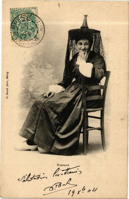 Carte postale ancienne Bressane