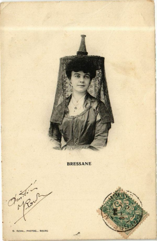 Carte postale ancienne Bressane