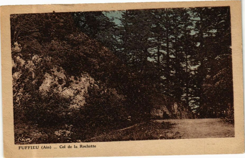 Carte postale ancienne Fuffieu Col de la Rochette