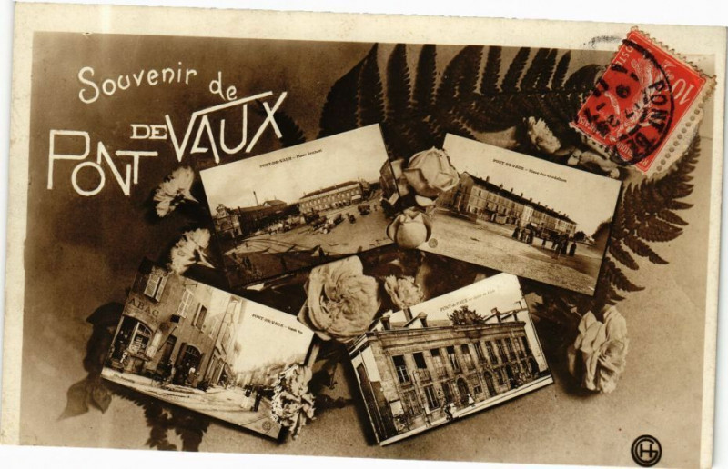 Carte postale ancienne Souvenir de Pont de Vaux à Pont-de-Vaux