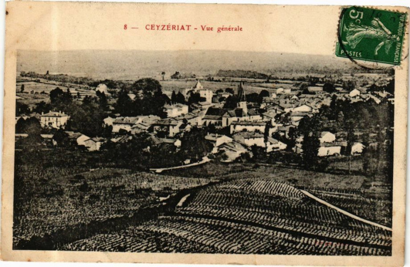 Carte postale ancienne Ceyzérat Vue générale