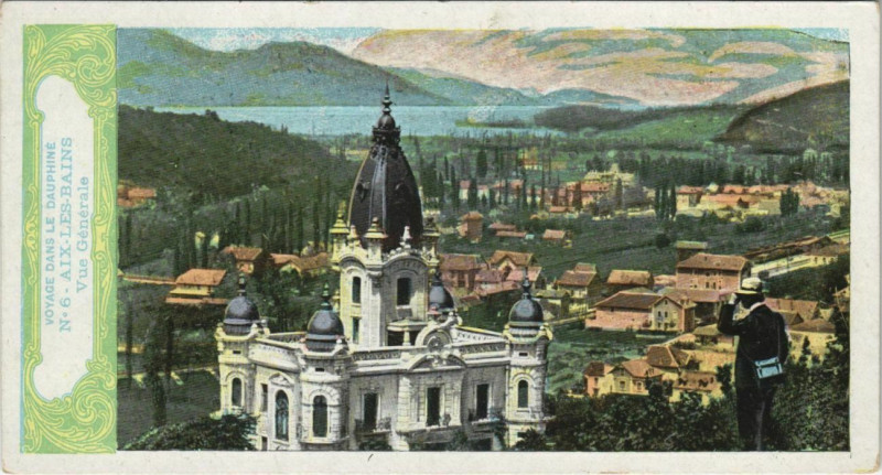 Carte postale ancienne Aix-les-Bains Vue Generale à Aix-les-Bains