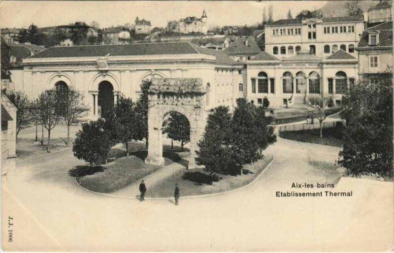 Carte postale ancienne J. J. 1006 Aix-les-Bains - Etabl. Thermal à Aix-les-Bains