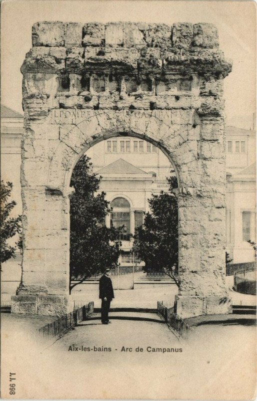 Carte postale ancienne J. J. 998 Aix-les-Bains - Adcde Campanus à Aix-les-Bains
