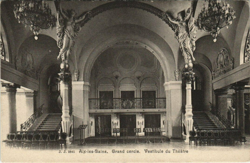 Carte postale ancienne J. J. 8380 Aix-les-Bains - Vue générale à Aix-les-Bains