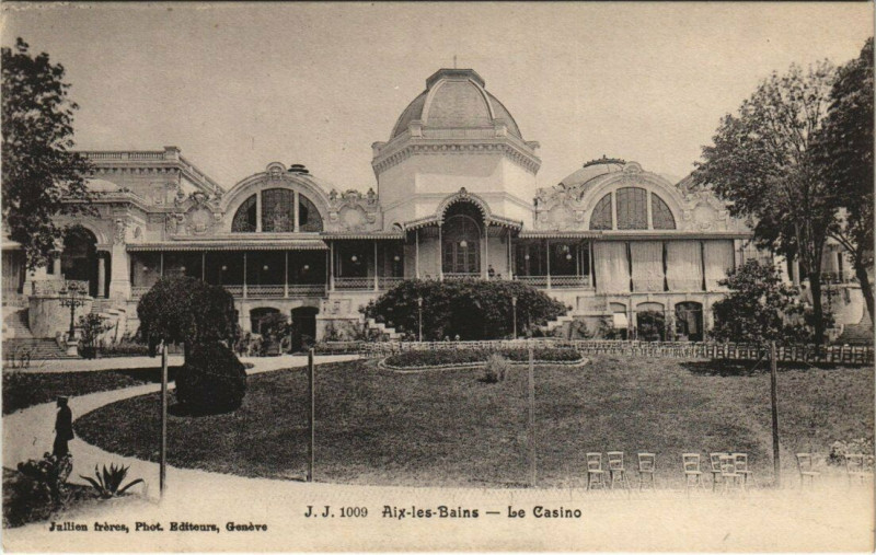 Carte postale ancienne J. J. 1009 Aix-les-Bains - Le Casino à Aix-les-Bains
