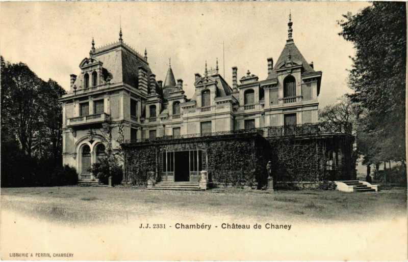 Carte postale ancienne Chambery - Chateau de Chaney à Chambéry