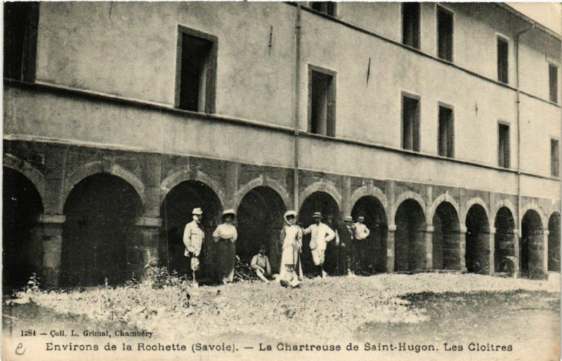 Carte postale ancienne Saint-Hugon - Env. de La Rochette - La Chartreuse - Cloitres