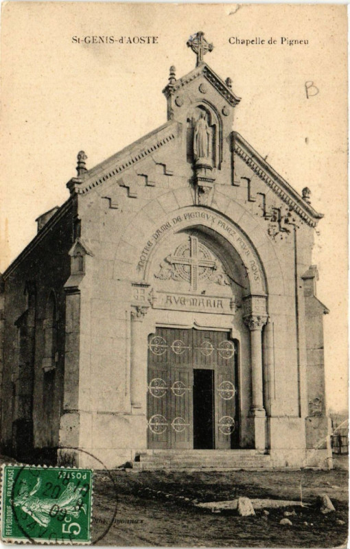 Carte postale ancienne Saint-Genix-d'Aoste - Saint-Genis-d'Aoste - Chapelle de Pigneu